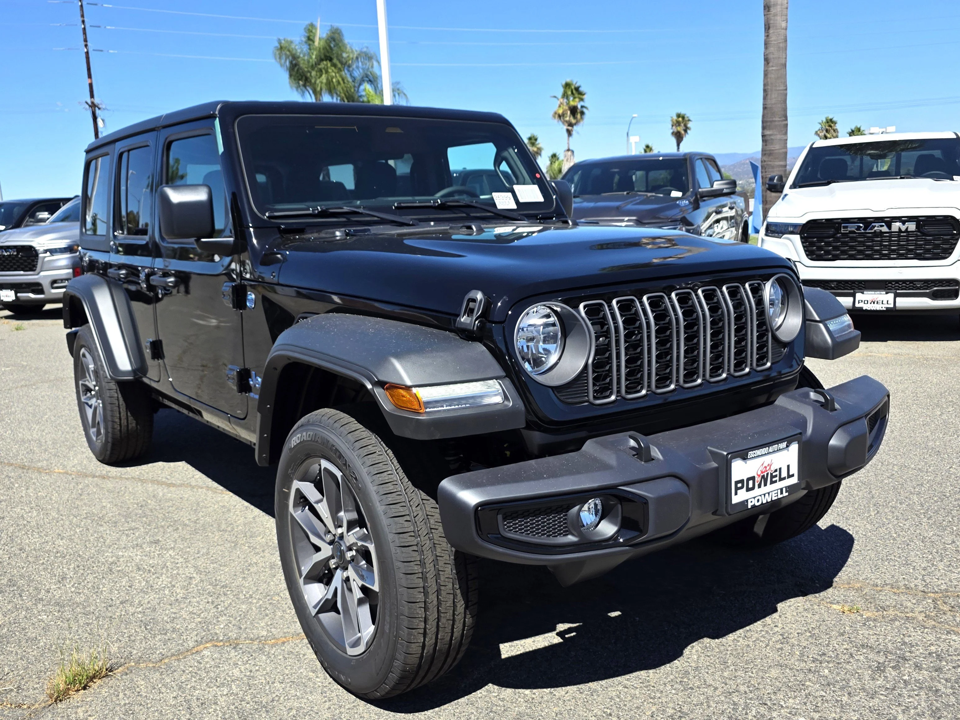 New 2025 Black Clearcoat Jeep Sport S 4xe image 6