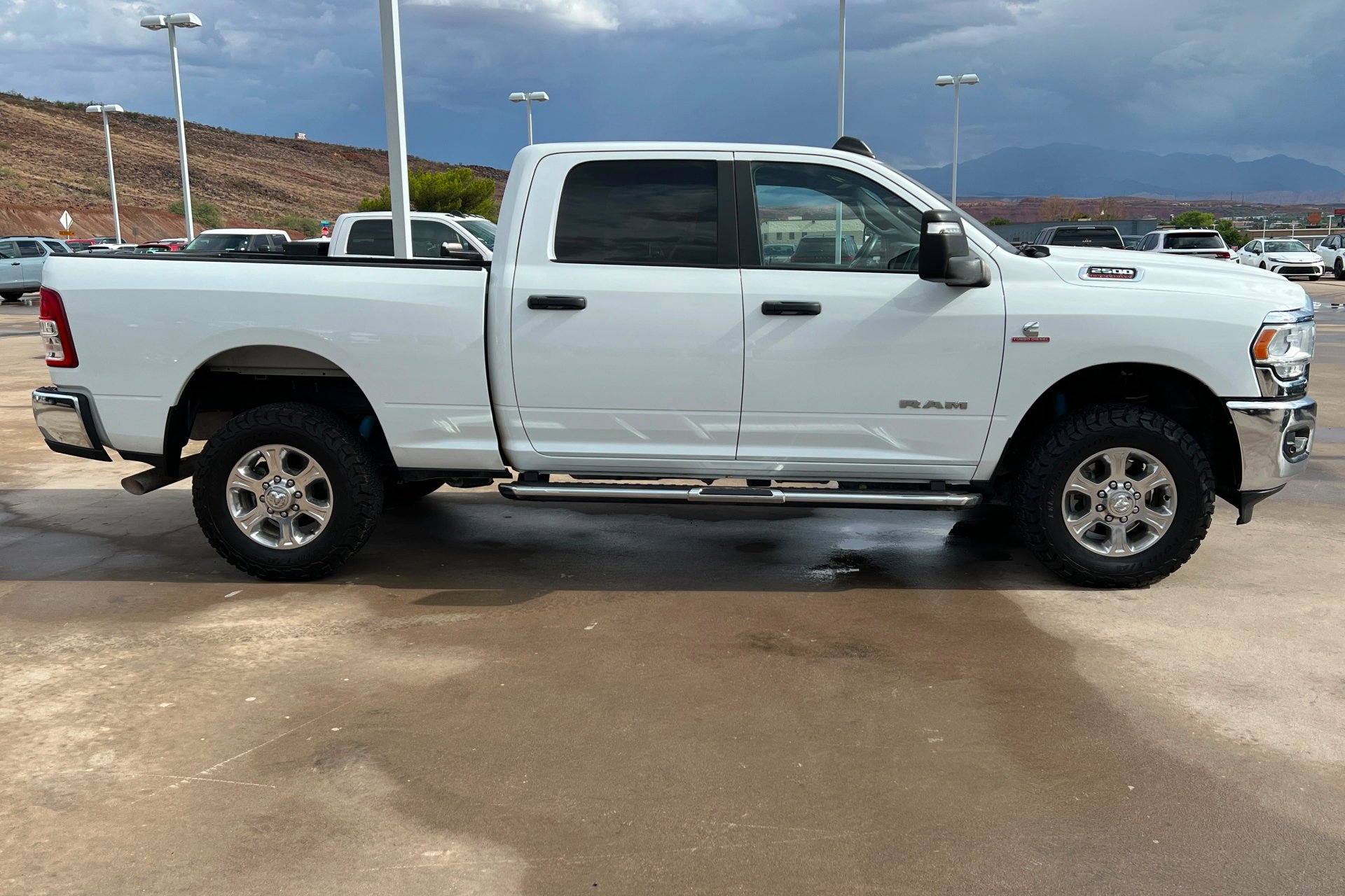 Used 2024 Bright White Clearcoat Ram Big Horn image 7