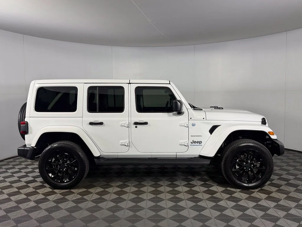 Certified Used 2024 White Jeep Sahara 4xe image 5