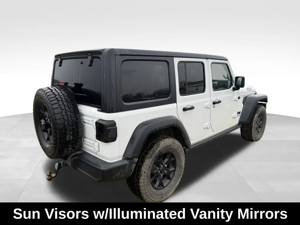 Used 2020 White Jeep Unlimited Sport image 34