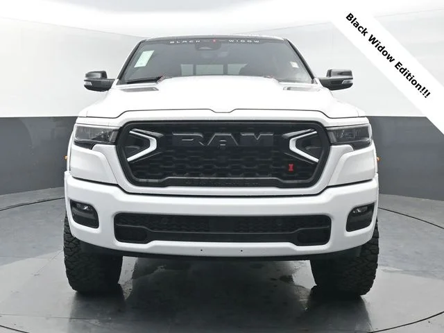 New 2026 Bright White Clear-Coat Exterior Paint RAM BLACK WIDOW EDITION image 11