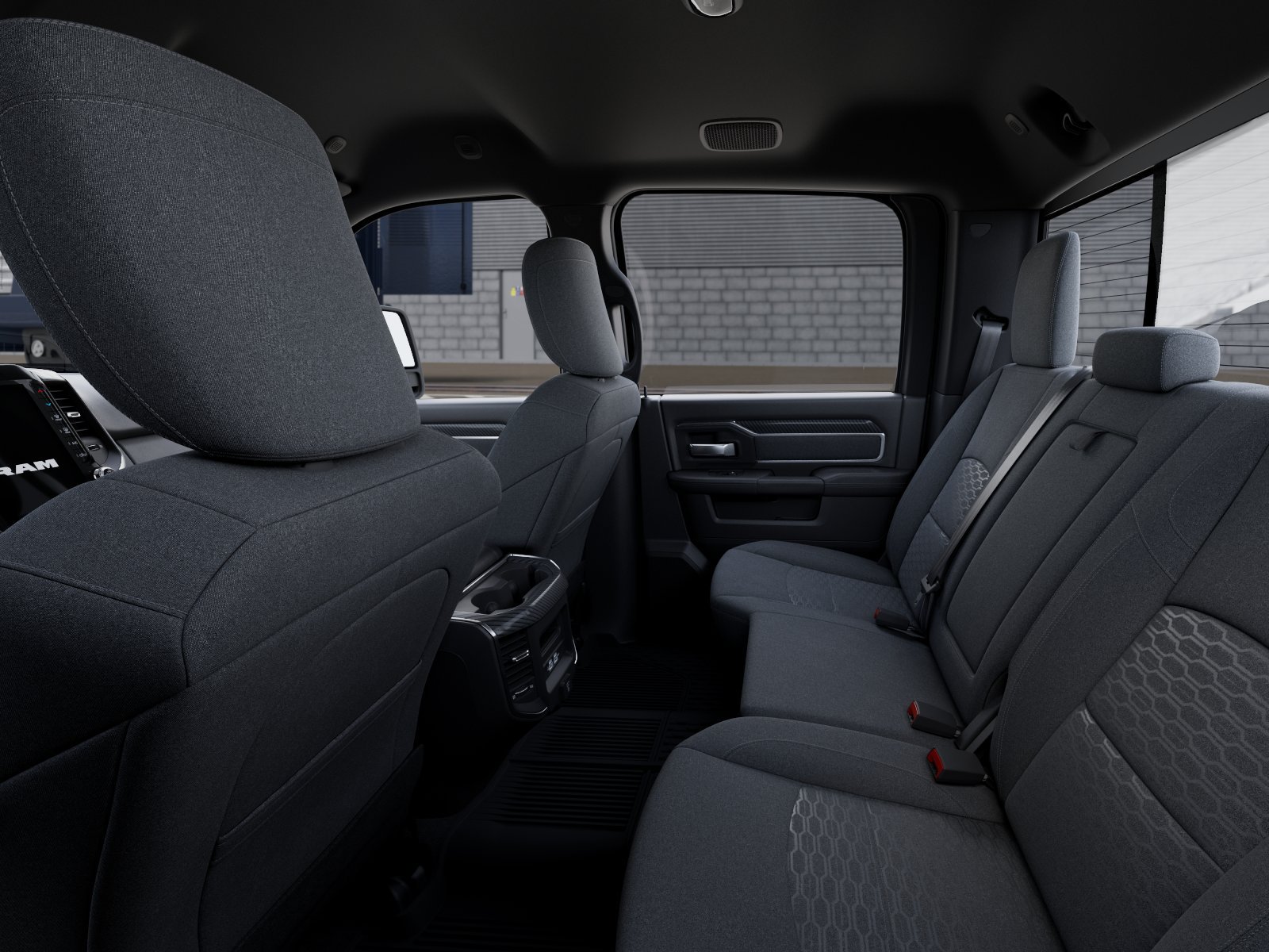 New 2026 Diamond Black Crystal Pearl-Coat Exterior Paint RAM Big Horn image 49