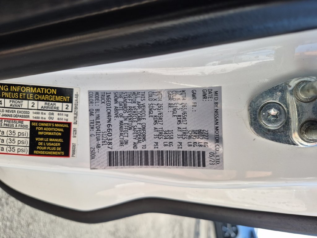 Used 2023 White Nissan SV image 35