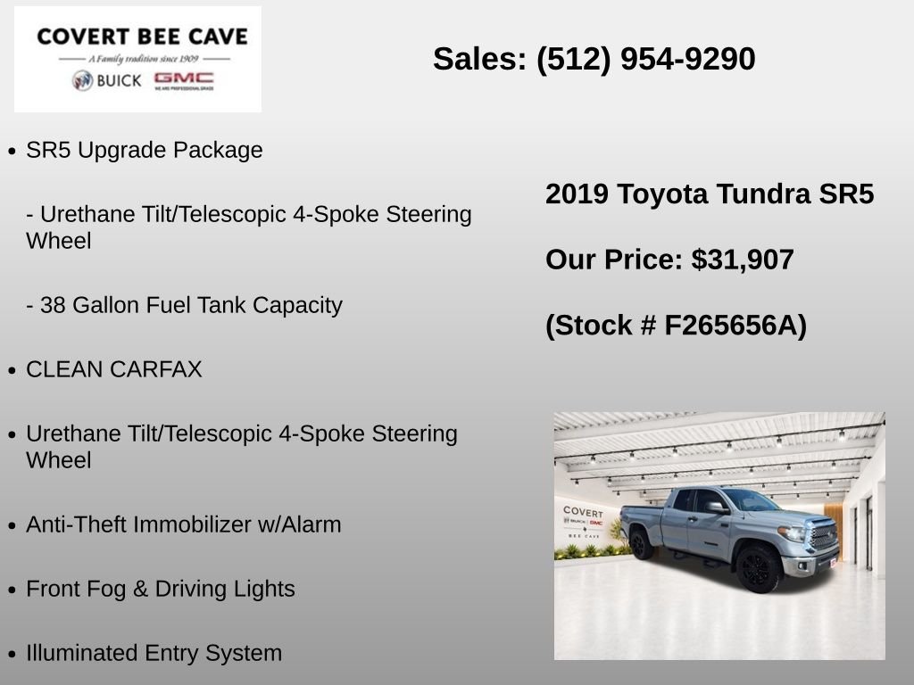 Used 2019 Gray Toyota SR5 image 13