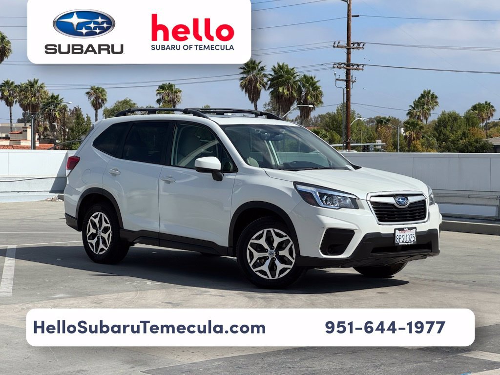 Used 2020 Crystal White Pearl Subaru Premium image 1