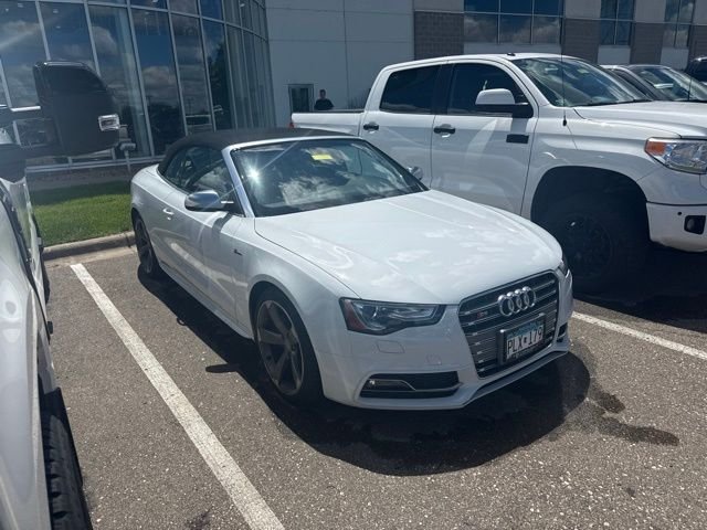 Certified Used 2017 White Audi 3.0 Cabriolet image 1