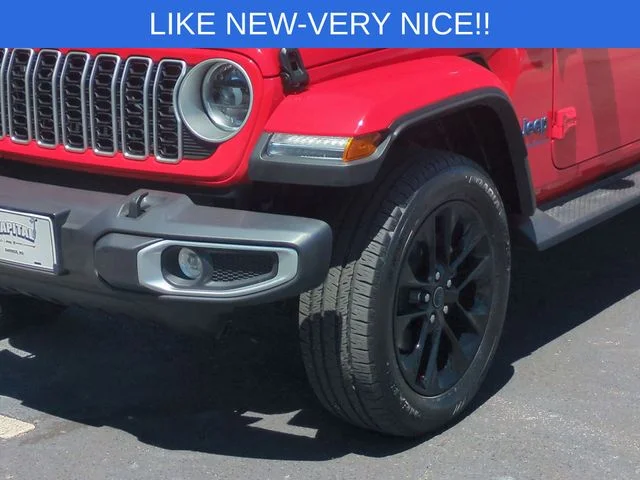 Used 2025 Red Jeep Sahara 4xe image 9