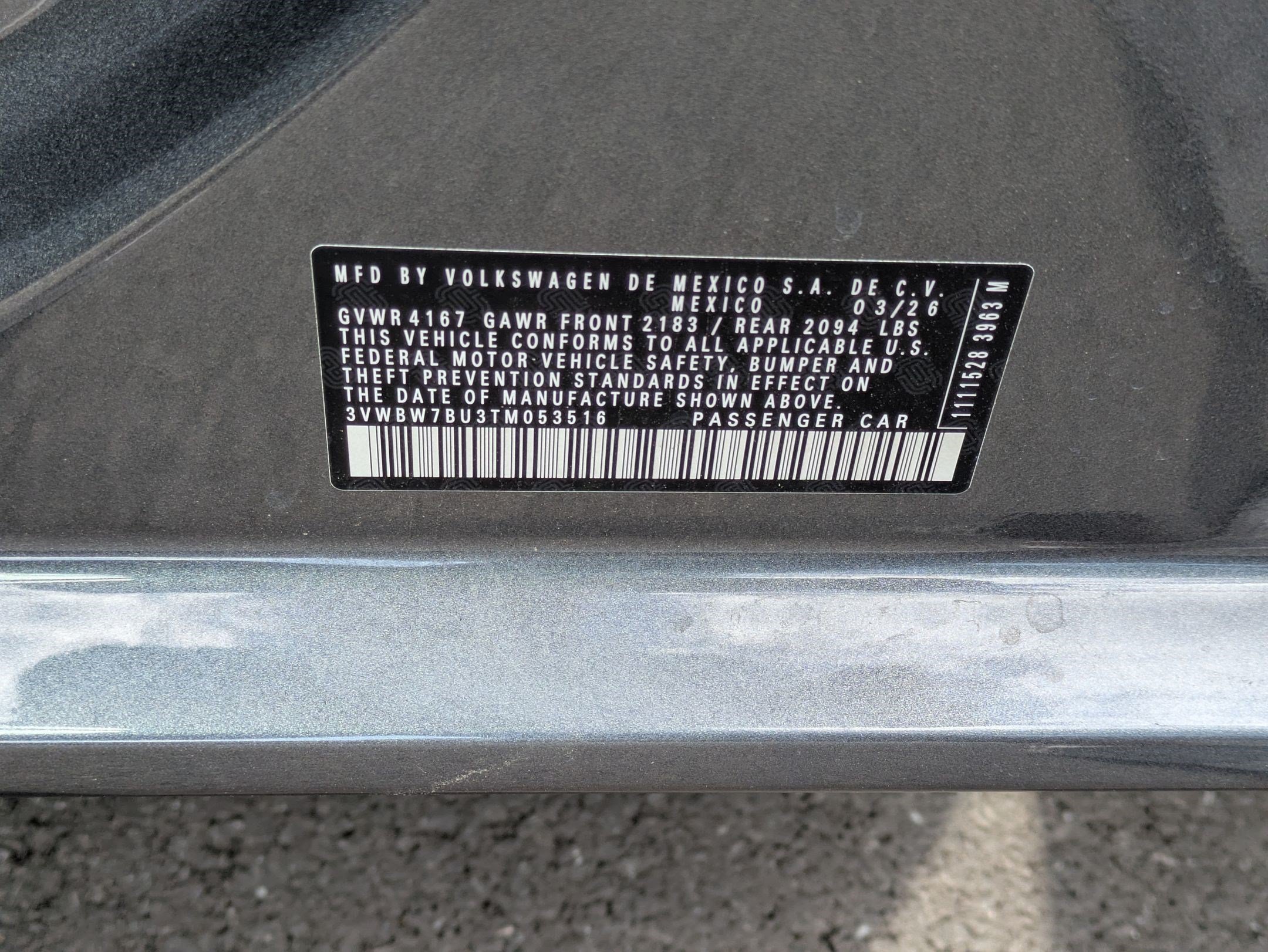 New 2026 Platinum Gray Metallic Volkswagen Sport image 16
