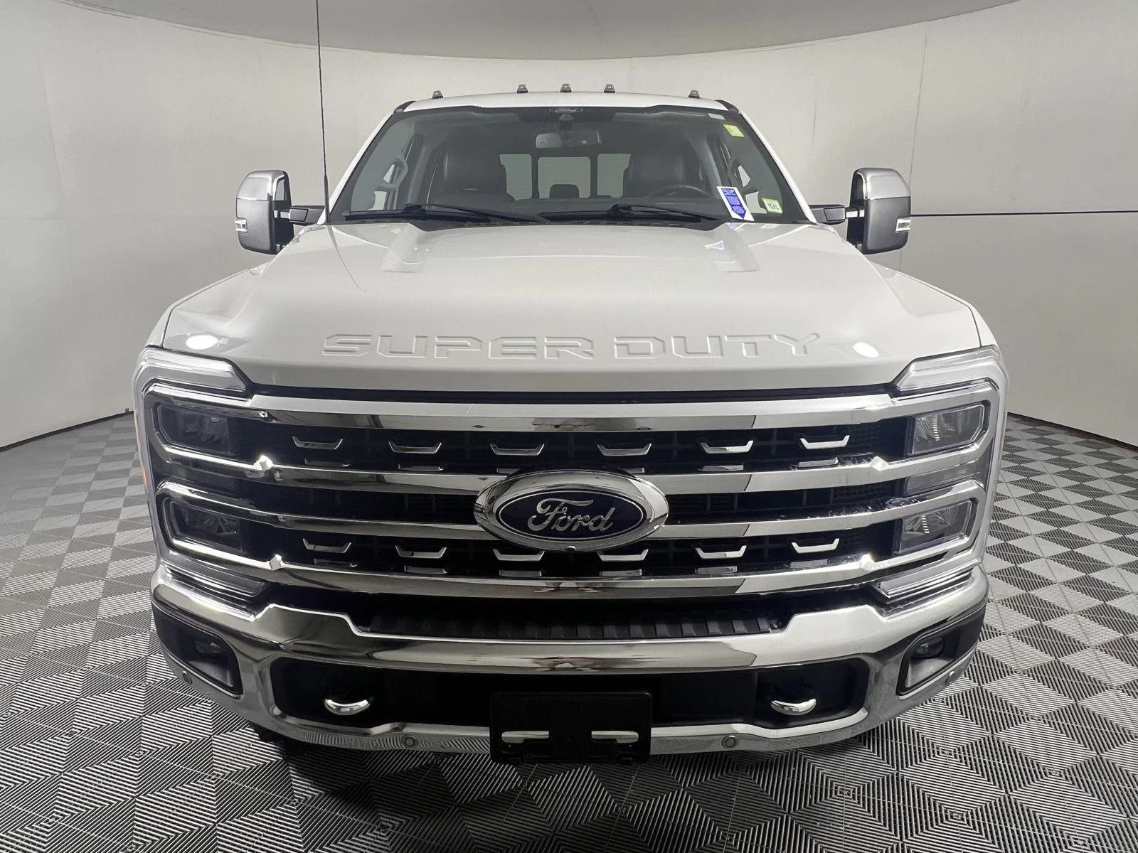 Used 2024 Star White Metallic Tri-Coat Ford LARIAT image 6
