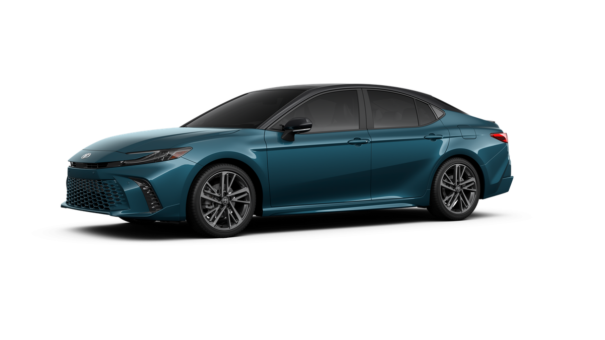 New 2026 Ocean Gem with Midnight Black Metallic roof Toyota XSE image 2