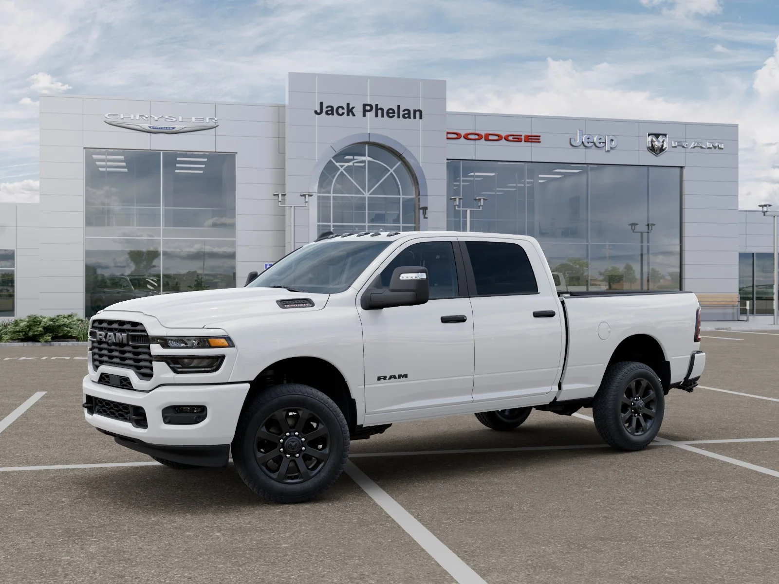 New 2026 Bright White Clearcoat RAM Big Horn image 2