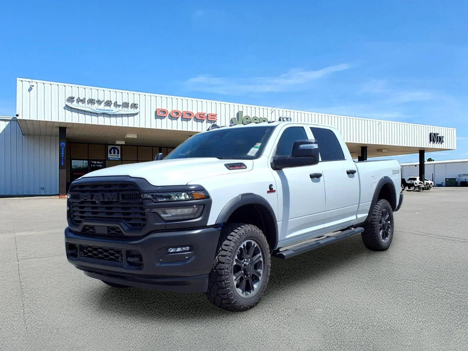 New 2026 Bright White Clear-Coat Exterior Paint RAM Warlock image 1