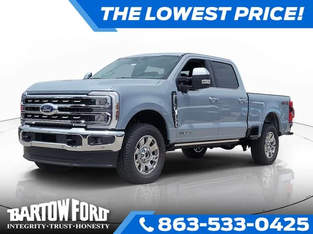 New 2026 Gray Metallic Ford Lariat image 1