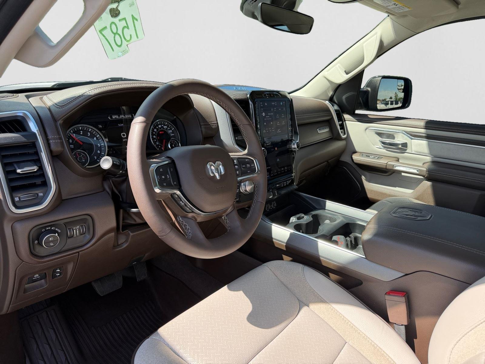Used 2025 Ivory White Tri-Coat Pearlcoat Ram Laramie image 12