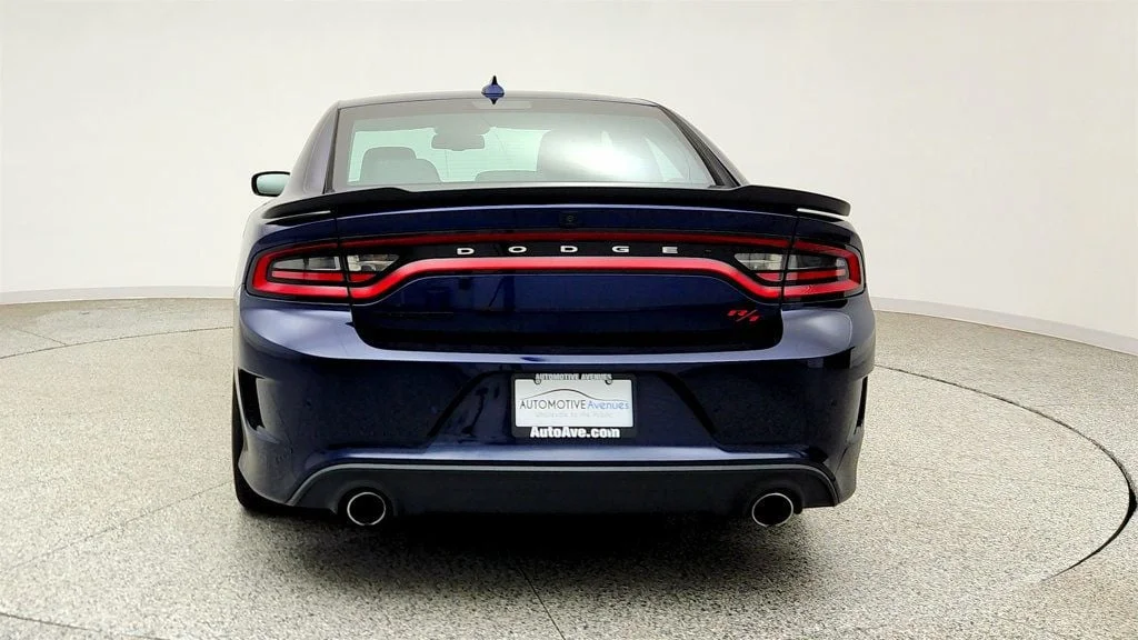 Used 2017 Contusion Blue Pearlcoat Dodge R/T Scat Pack RWD w/ Alcantara Pkg & Beats Audio image 6