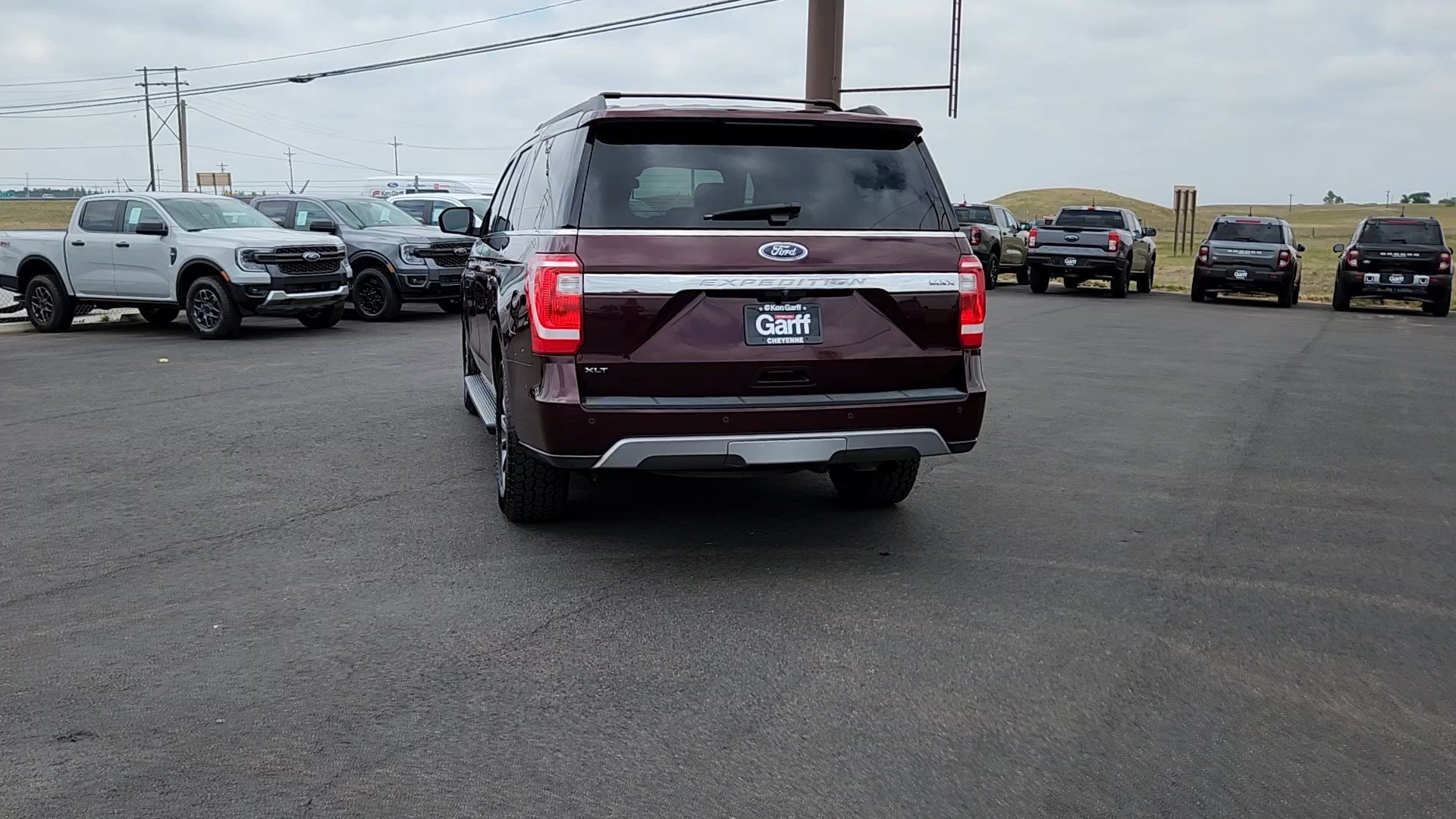 Certified Used 2021 Burgundy Velvet Metallic Tinted Clearcoat Ford XLT image 3