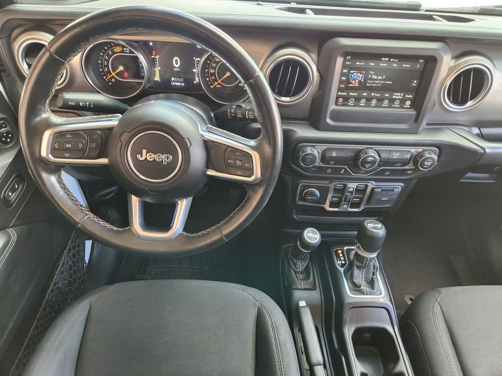 Used 2020 Bright White Clearcoat Jeep Sahara image 29