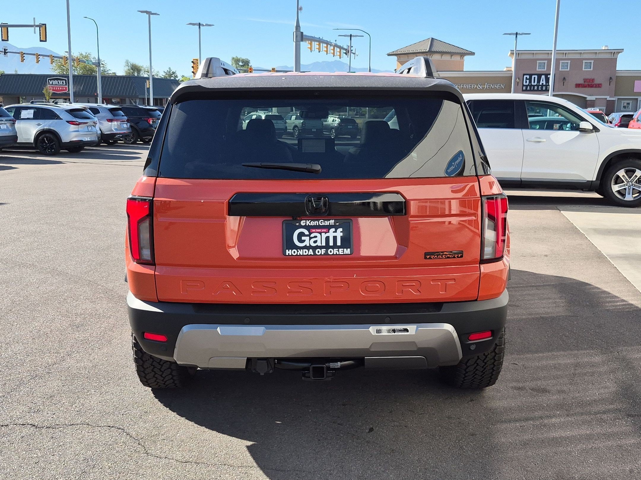 New 2026 Sunset Orange Honda TrailSport Elite Blackout image 4