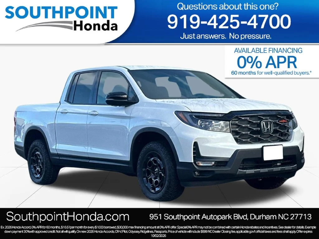 New 2026 Platinum White Pearl Honda TrailSport+ image 1