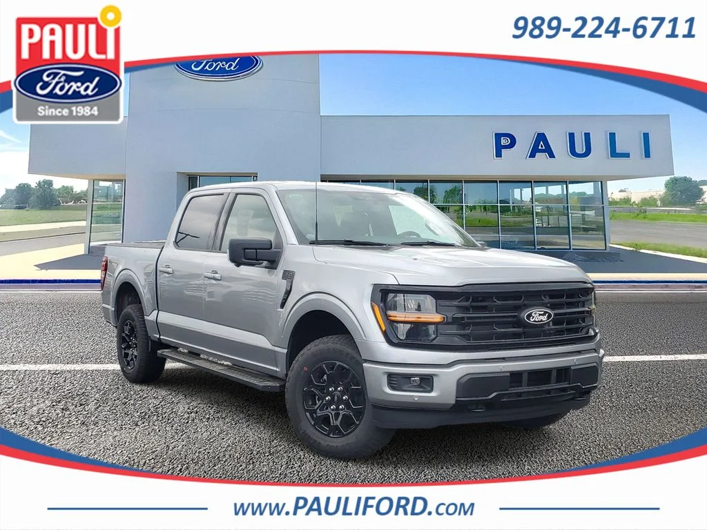 New 2026 Iconic Silver Metallic Ford XLT image 1