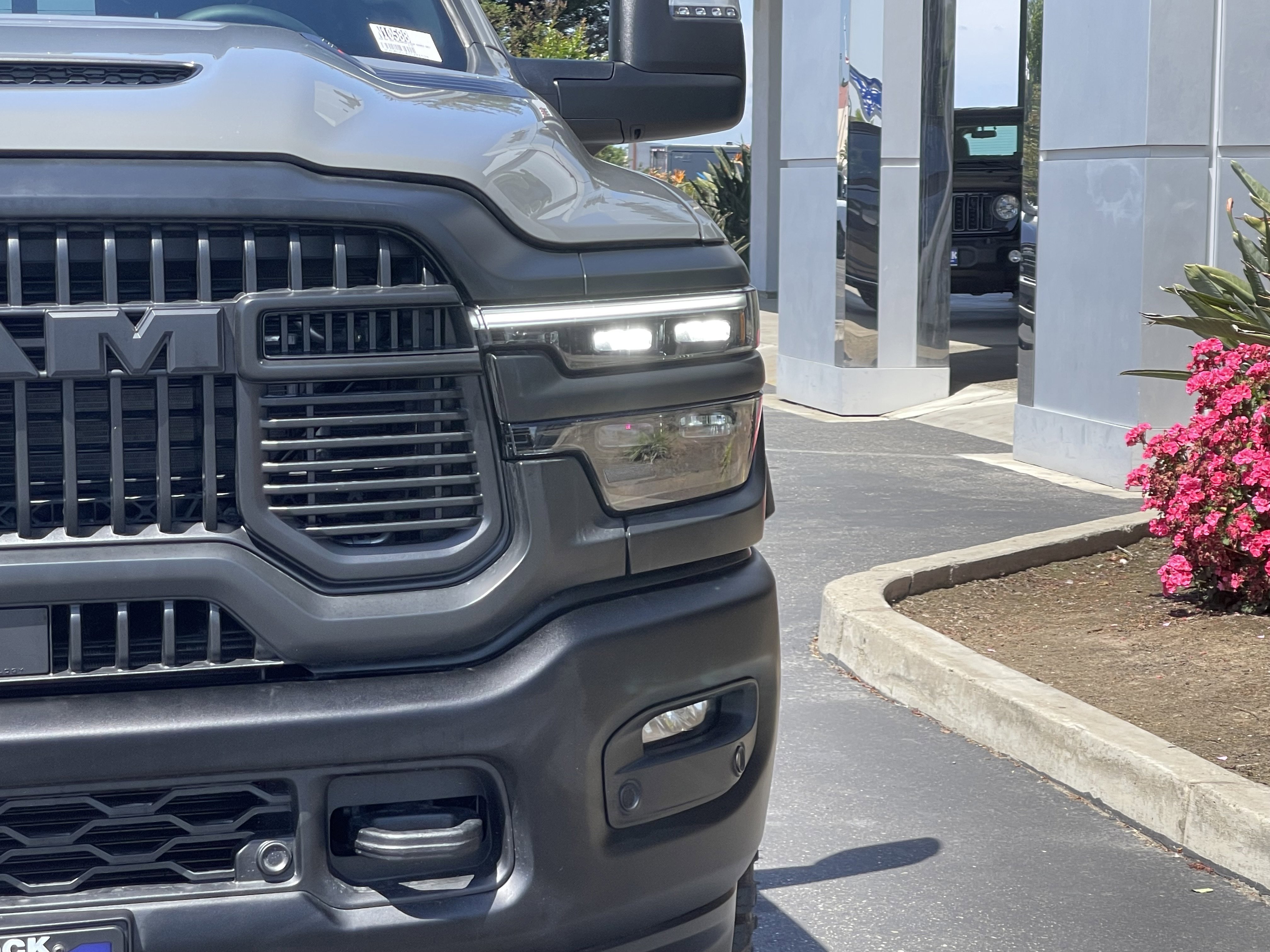 New 2026 Ceramic Gray Clear-Coat Exterior Paint RAM Rebel image 6