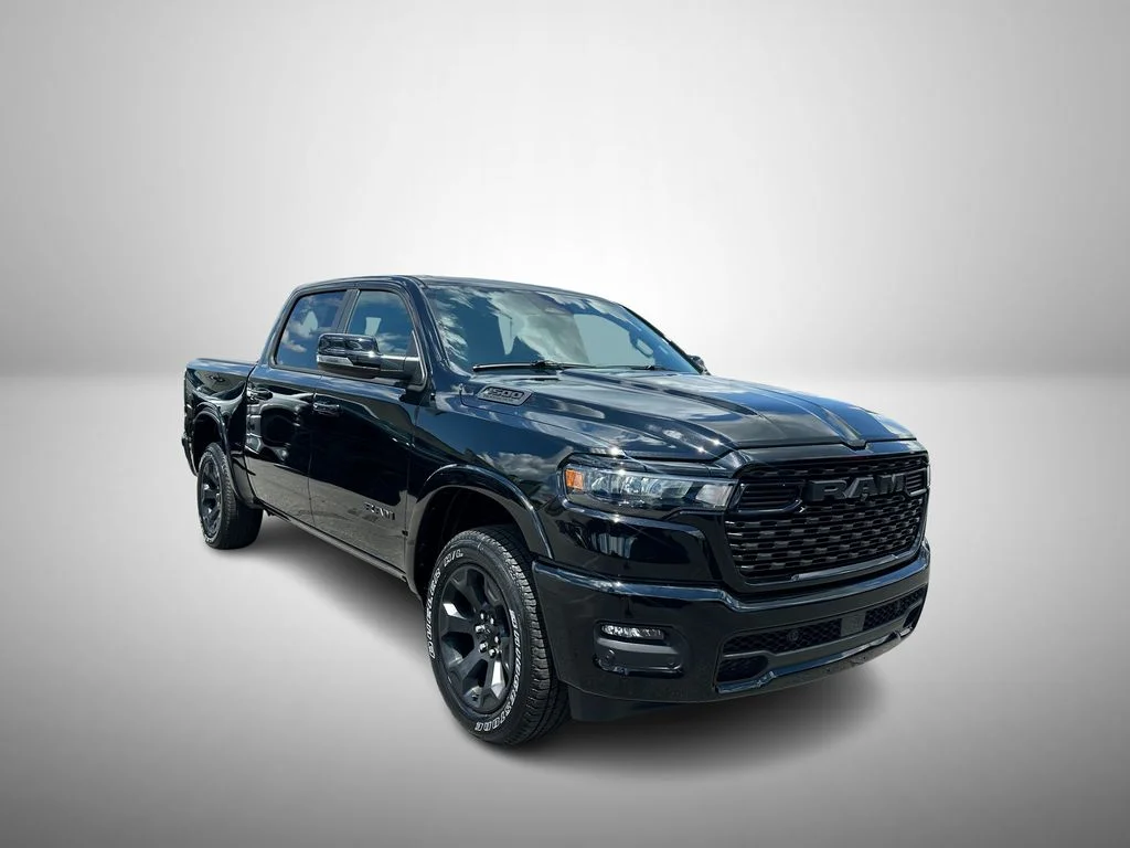 New 2026 Diamond Black Crystal Pearl-Coat Exterior Paint RAM Big Horn/Lone Star image 1
