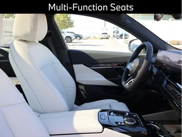 New 2026 Mineral White Metallic BMW 550e xDrive image 12