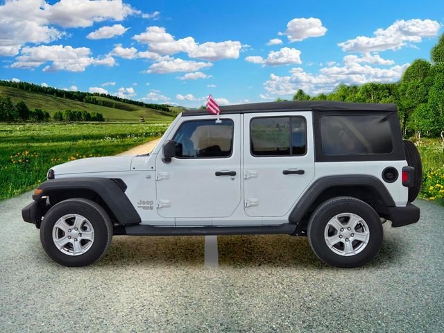 Certified Used 2019 White Jeep Unlimited Sport S image 3