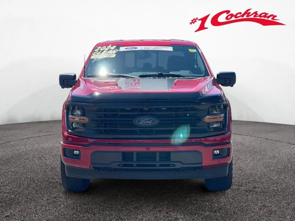 Certified Used 2024 Rapid Red Metallic Tinted Clearcoat Ford XLT image 32
