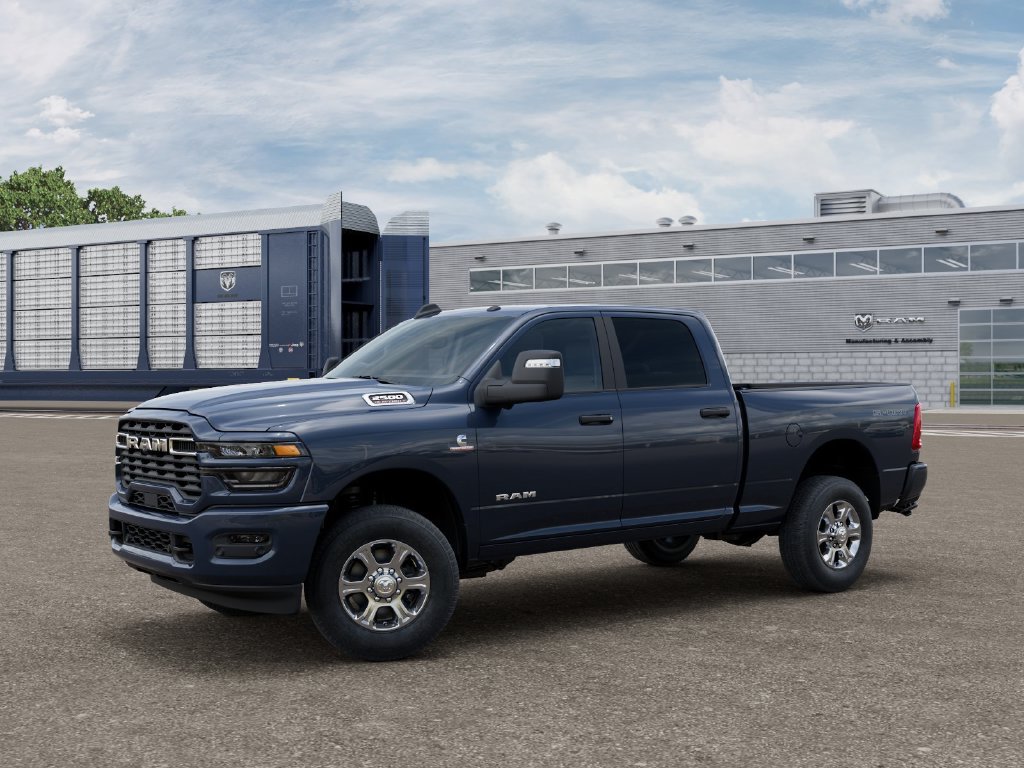 New 2027 Forged Blue Metallic Exterior Paint RAM Big Horn image 2