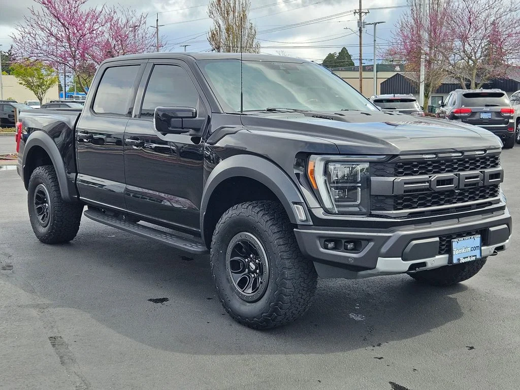 Used 2021 Black Ford Raptor image 8