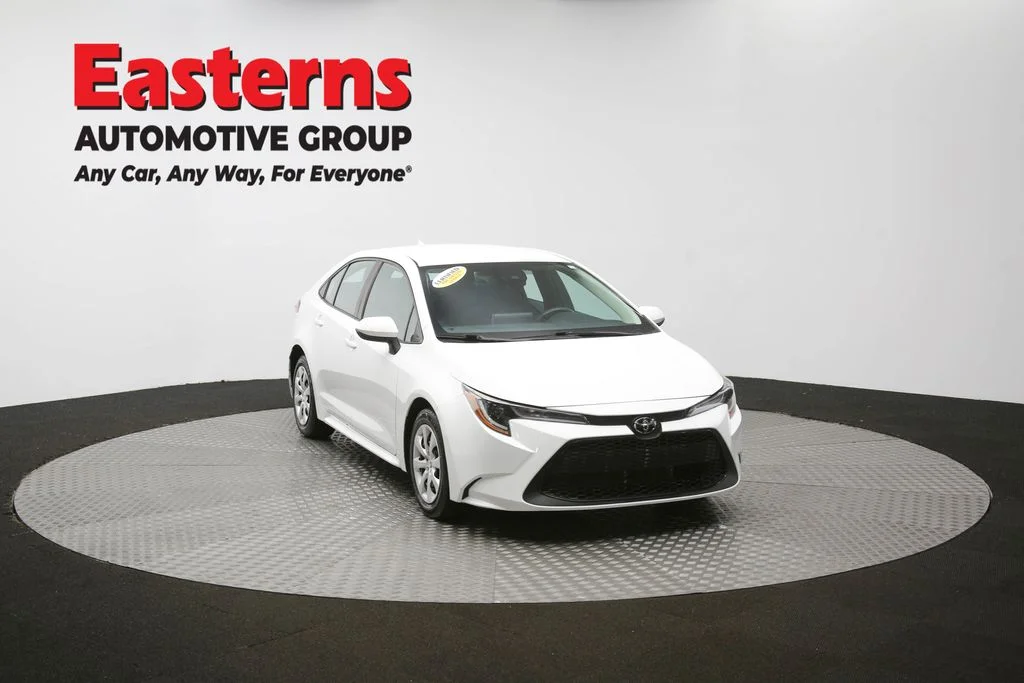Used 2021 White Toyota LE image 46