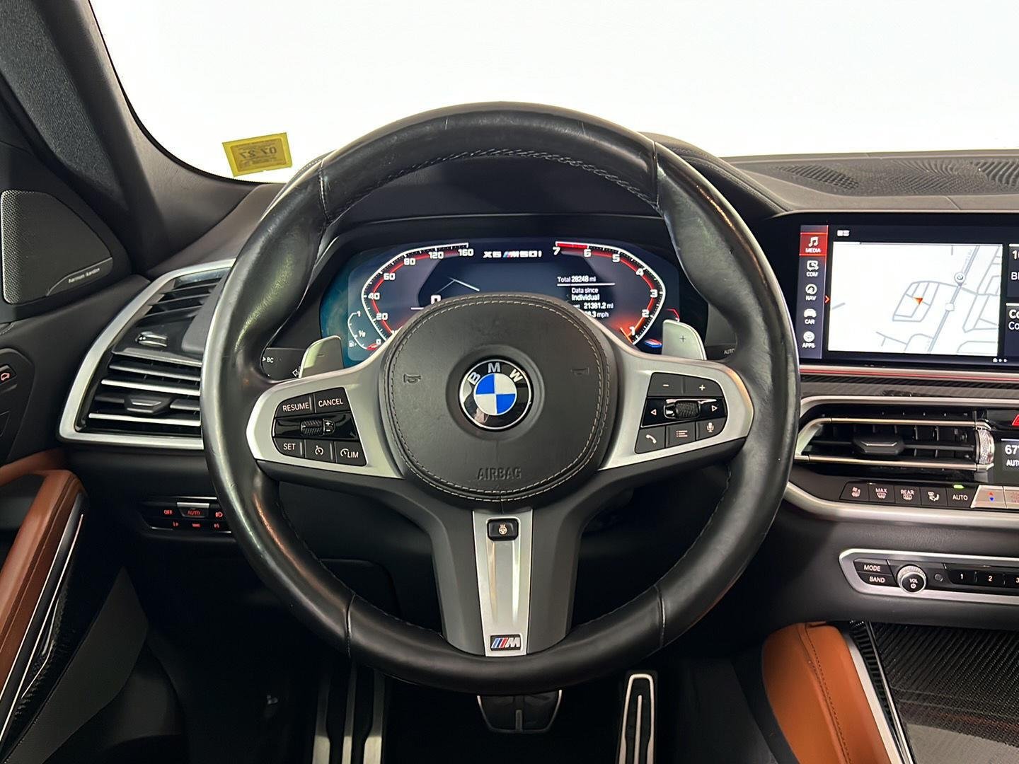 Certified Used 2023 Mineral White Metallic BMW M50i image 17