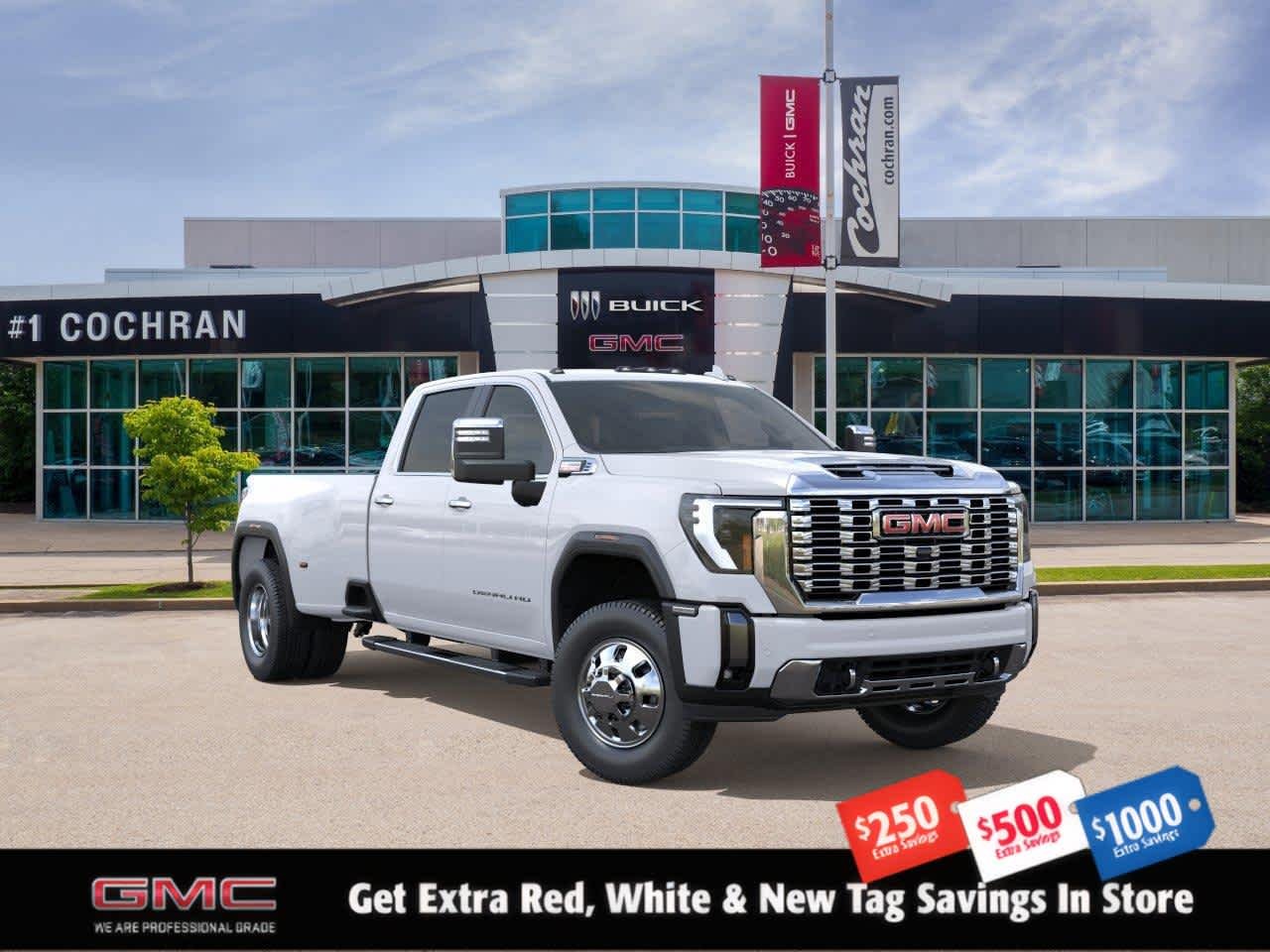 New 2026 Summit White GMC Denali DRW image 1