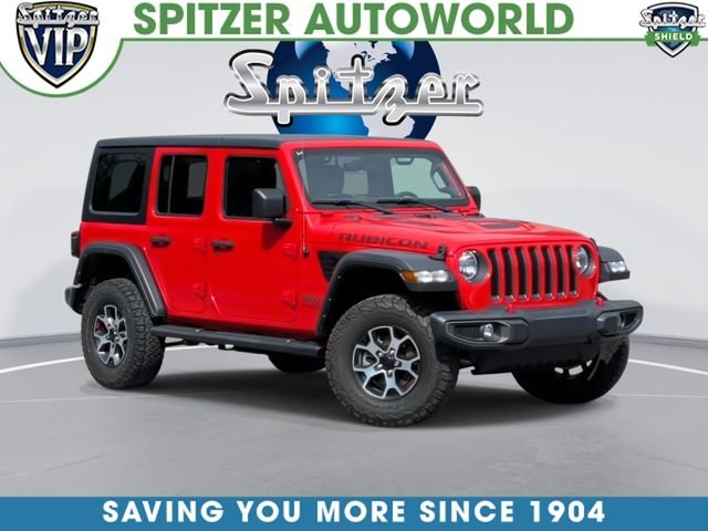 Used 2021 Red Jeep Unlimited Rubicon image 1