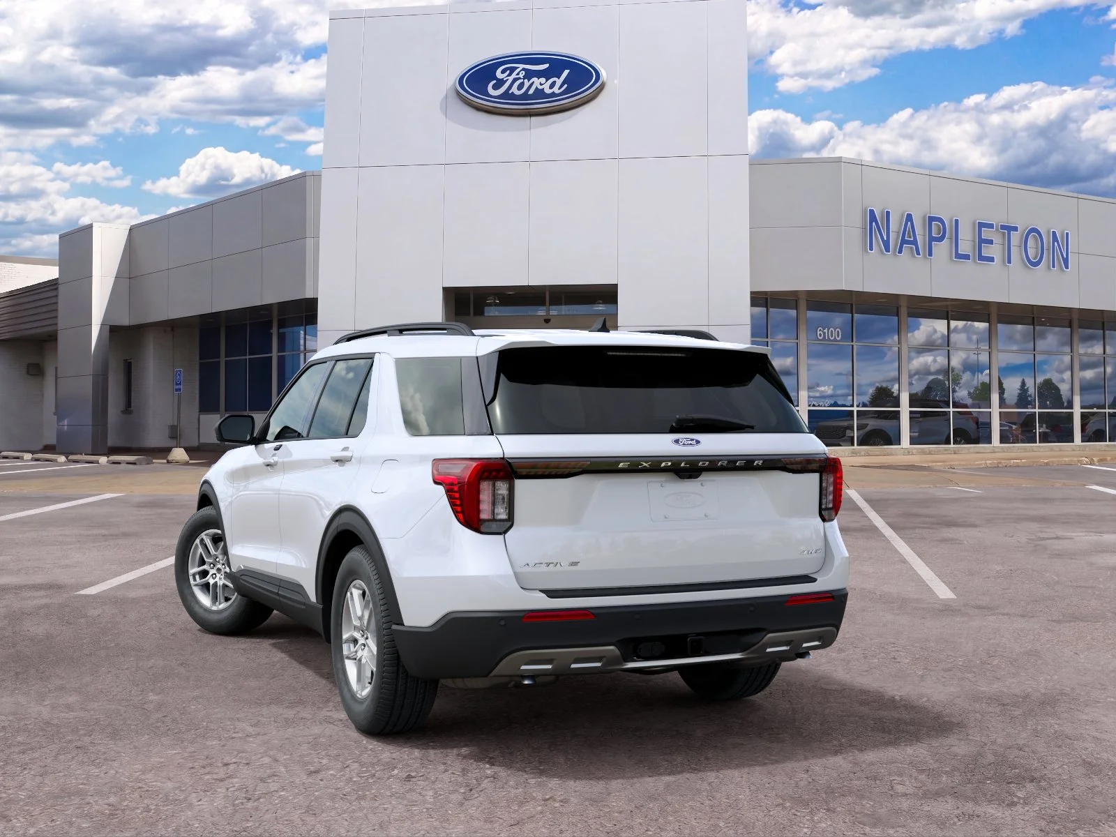 New 2027 Star White Metallic Tri-Coat Ford Active image 8