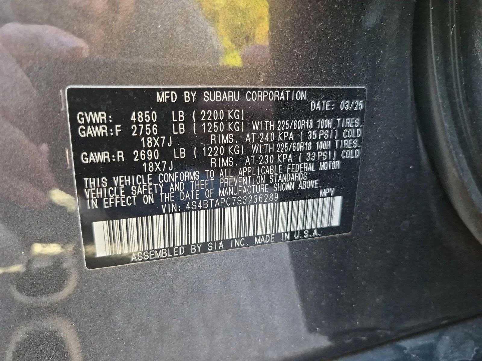 Used 2025  SUBARU TOUR image 40