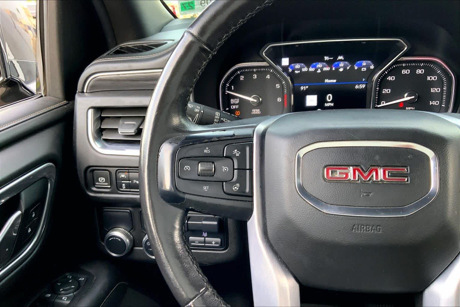 Used 2021 Smokey Quartz Metallic GMC SLT image 24