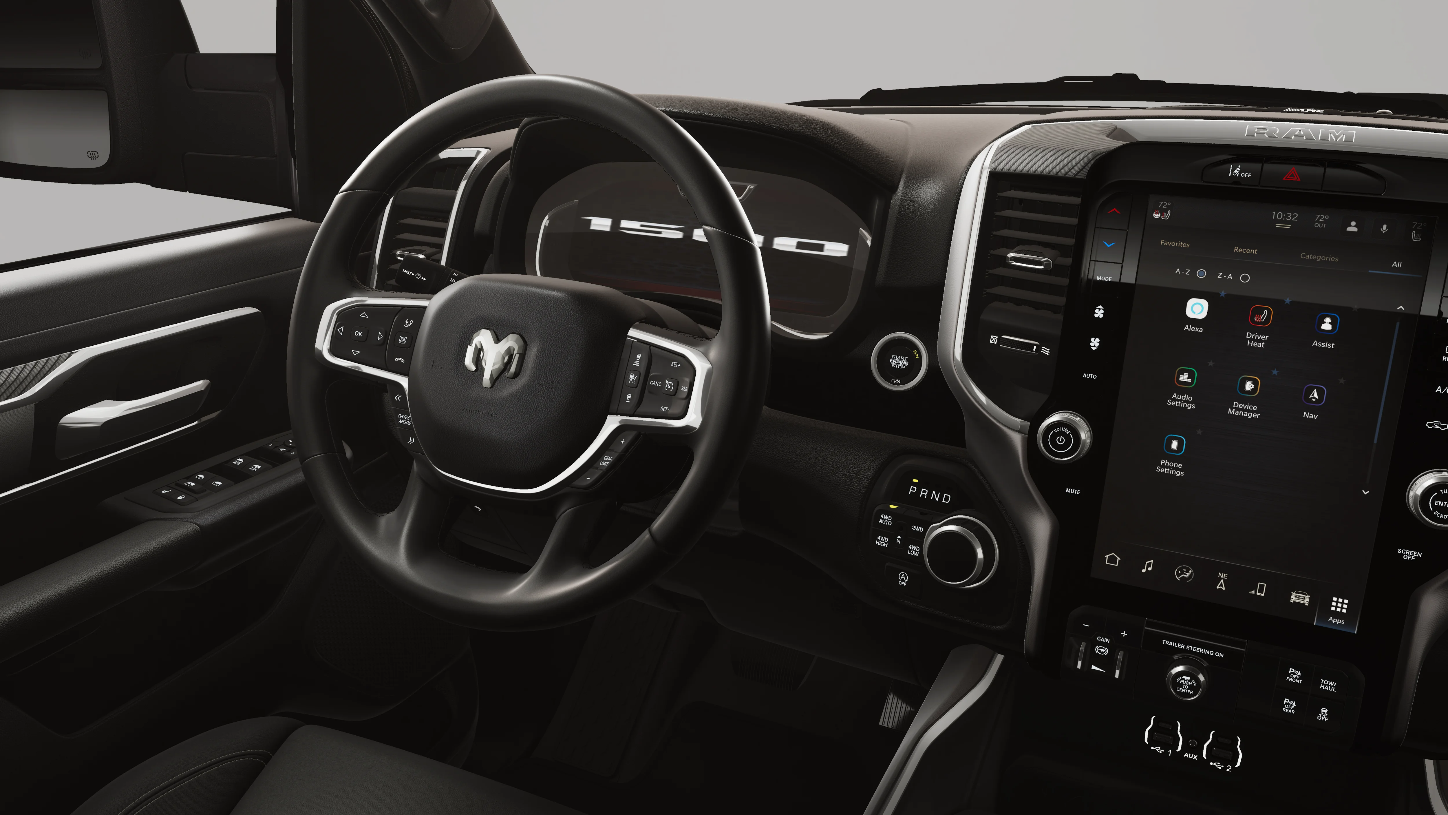 New 2026 Diamond Black Crystal Pearl-Coat Exterior Paint RAM Big Horn/Lone Star image 21