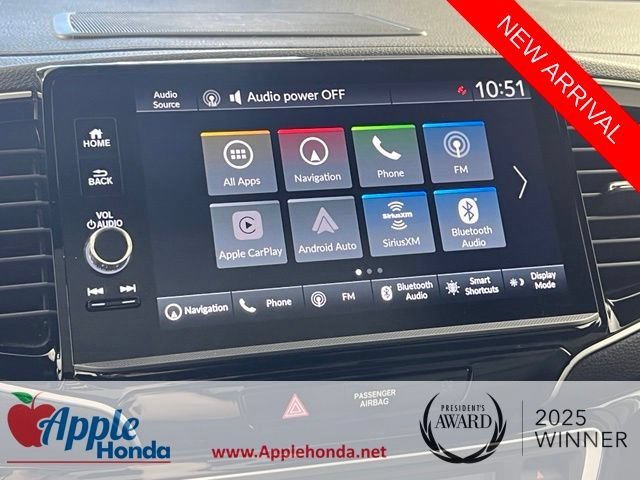 Used 2025 Platinum White Pearl Honda AWD BLACK EDITION image 58