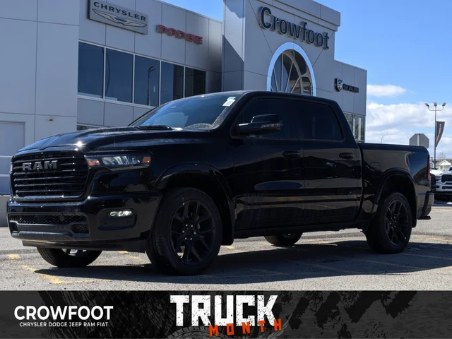 2026 RAM 1500 Laramie * Advanced Safety Grp II - Night Edition - Power Running Boards & Tons More!