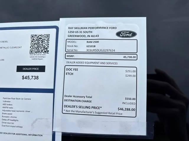 Certified Used 2020 Billet Silver Clearcoat Metallic Ram Big Horn image 3