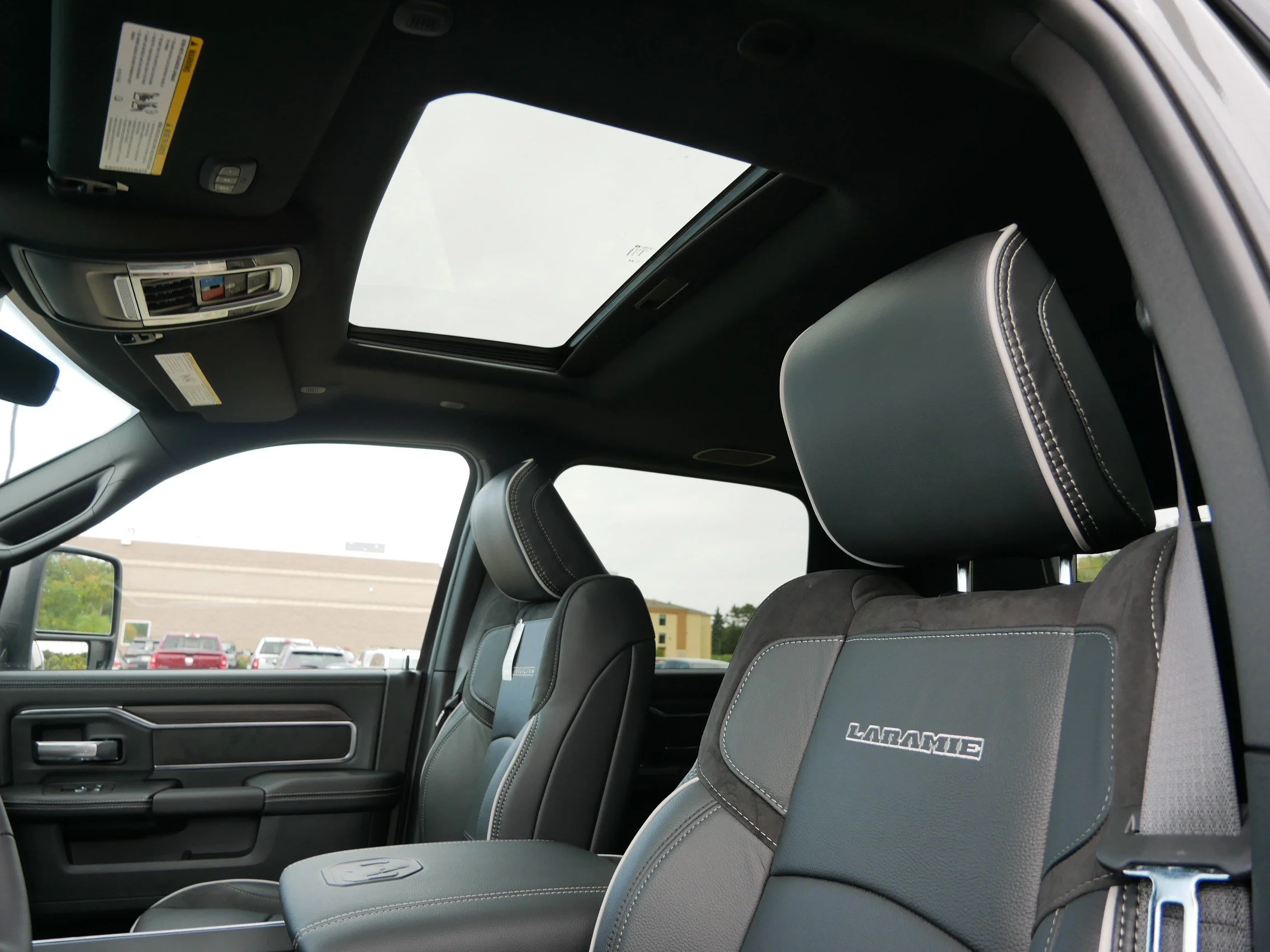 New 2027 Ceramic Gray Clear-Coat Exterior Paint RAM Laramie image 14