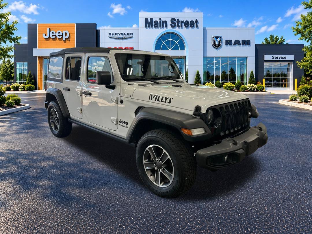 Used 2022 White Jeep Unlimited Willys image 7