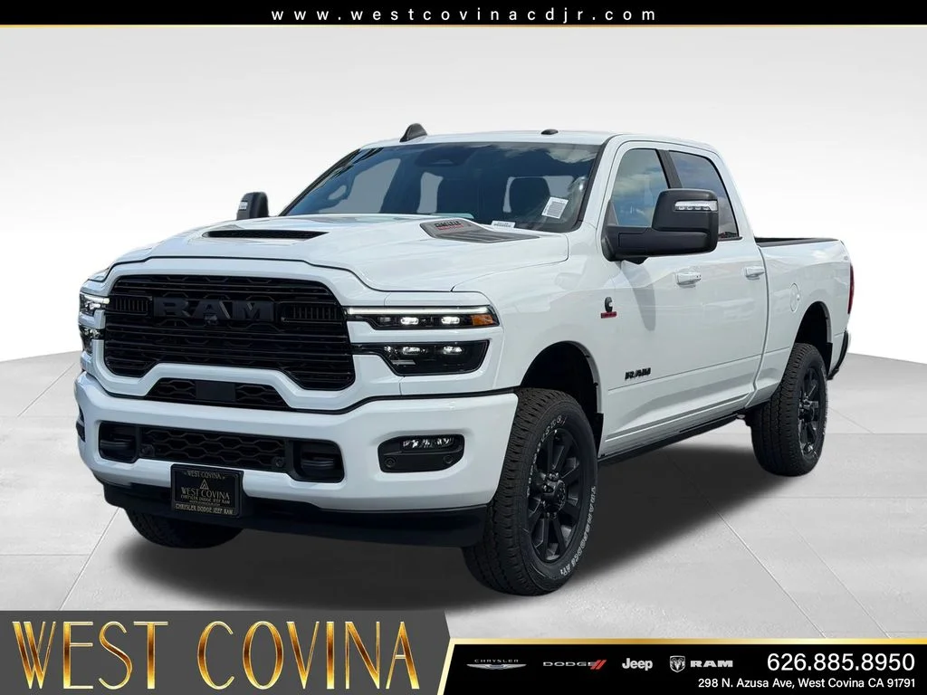 New 2026 Bright White Clear-Coat Exterior Paint RAM Laramie image 1