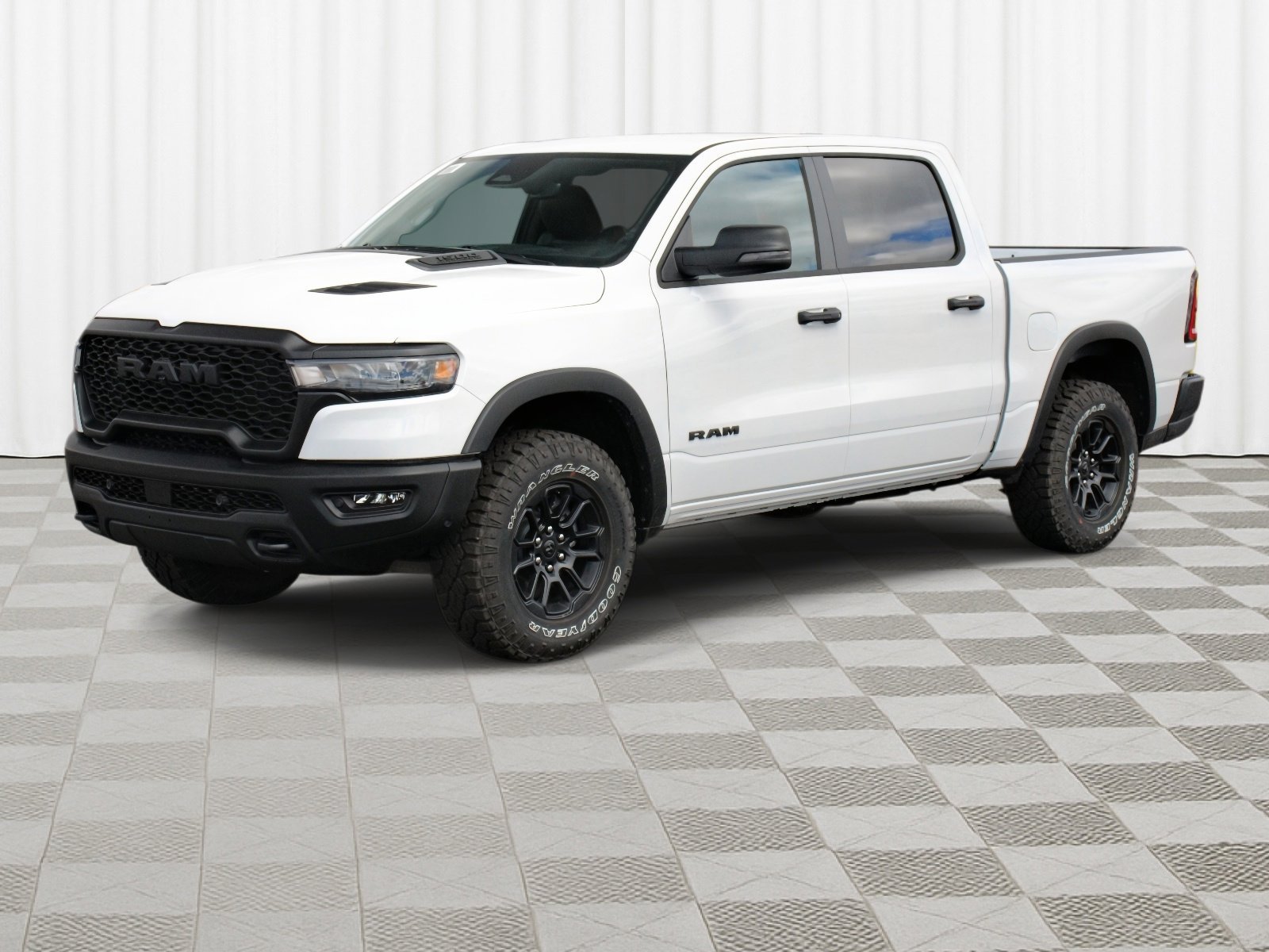 New 2026 Bright White Clear-Coat Exterior Paint RAM Rebel image 36