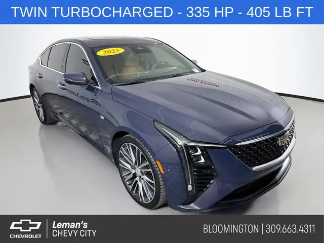 Used 2025 Black Cadillac Premium Luxury image 1