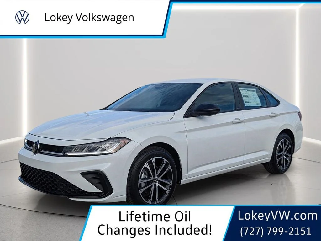 New 2026 White Volkswagen 1.5T Sport image 1