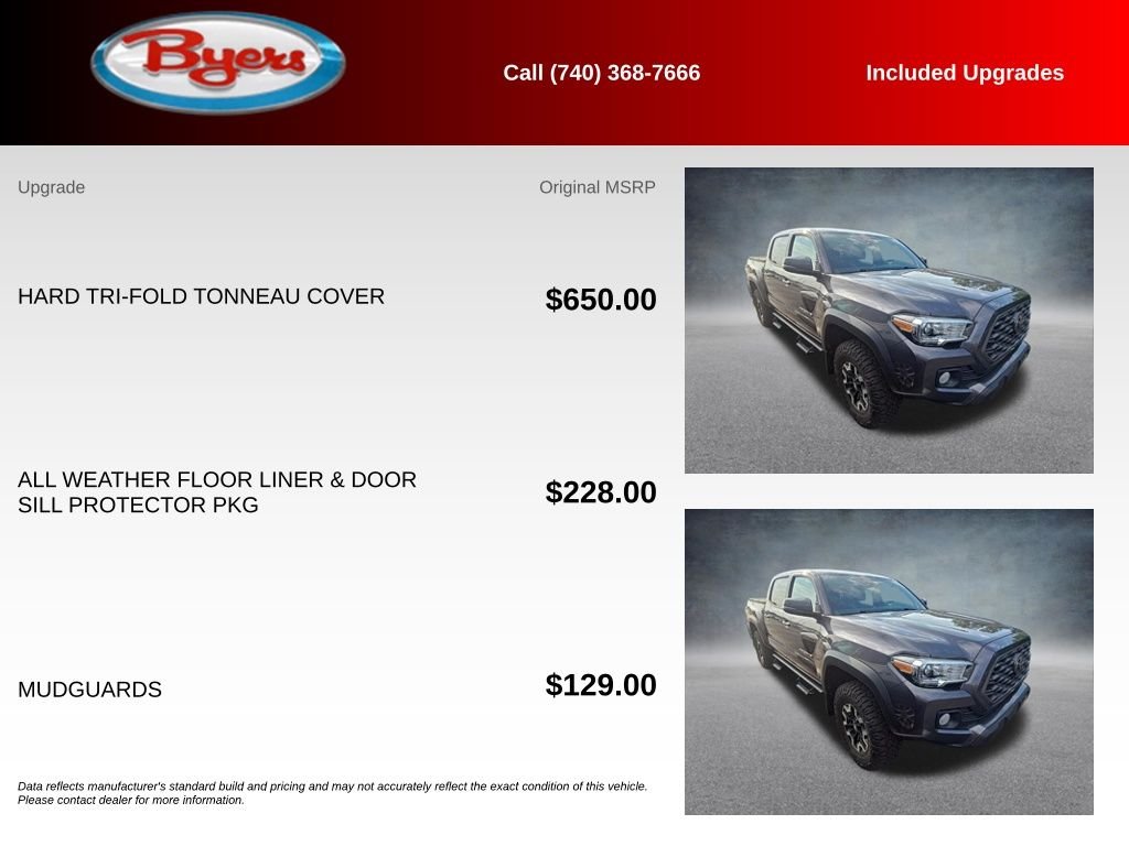 Used 2020 Magnetic Gray Metallic Toyota TRD Off-Road image 5