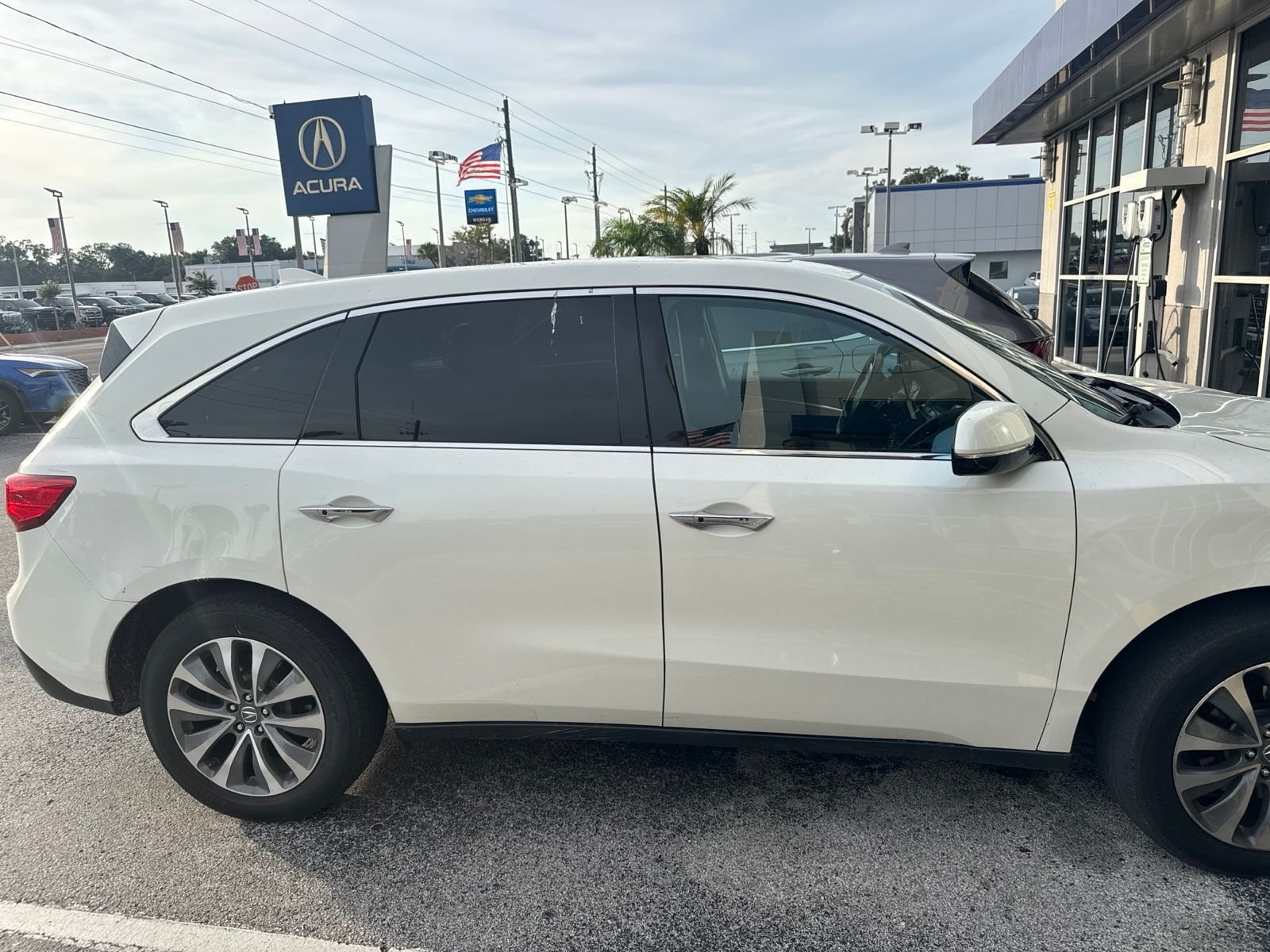 Used 2016 White Diamond Pearl Acura 3.5L image 3